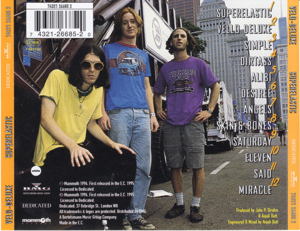 Velo-Deluxe : Superelastic (CD, Album, Dlx)