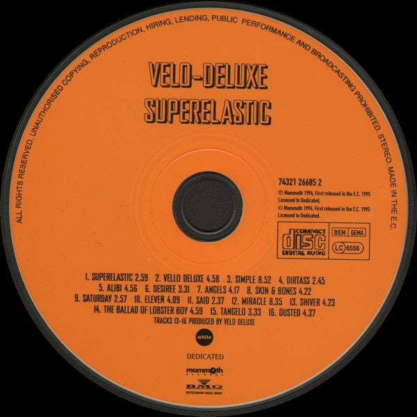 Velo-Deluxe : Superelastic (CD, Album, Dlx)