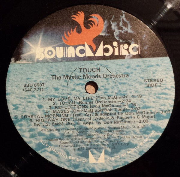 The Mystic Moods Orchestra : Touch (LP, Album, Gat)