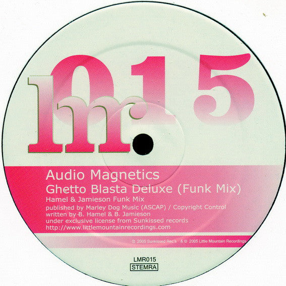 Audio Magnetics : Ghetto Blasta Deluxe (12")