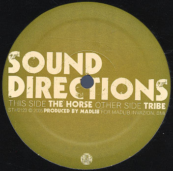 Sound Directions : The Horse / Tribe (12", Single)