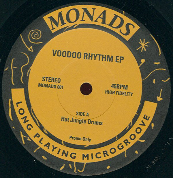 Monads : Voodoo Rhythm EP (12", EP)