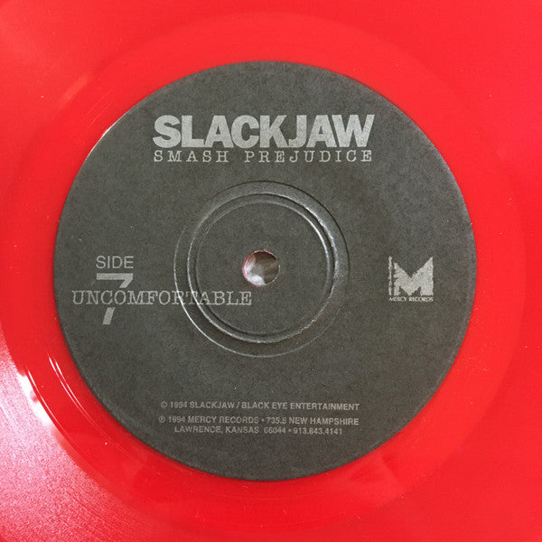 Slackjaw (2) : Uncomfortable / Menace (7", Single, Red)