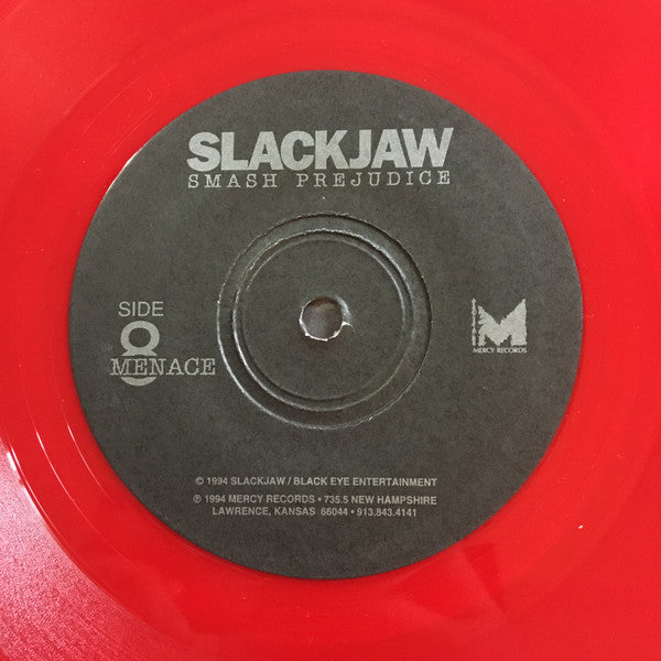 Slackjaw (2) : Uncomfortable / Menace (7", Single, Red)