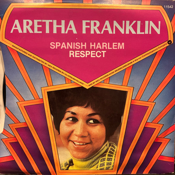 Aretha Franklin : Spanish Harlem / Respect (7", Single, RE)