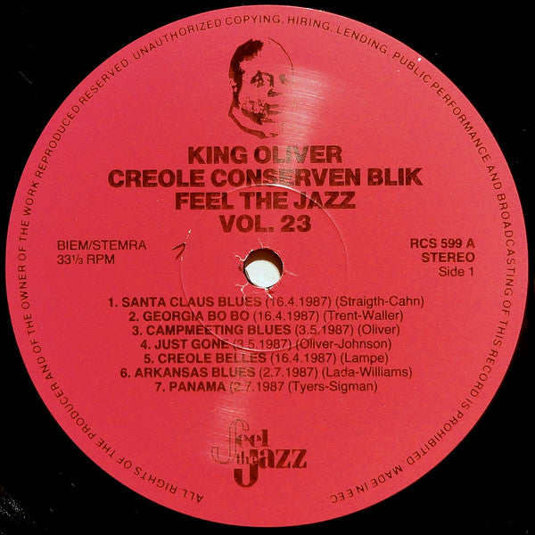 King Oliver Creole Conservenblik : Feel The Jazz 23 (LP)
