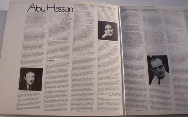 Wolfgang Sawallisch, Weber*, Chor Der Bayerischen Staatsoper, Orchester Der Bayerischen Staatsoper München*, Edda Moser, Nicolai Gedda, Kurt Moll : Abu Hassan (LP, Album, Quad)