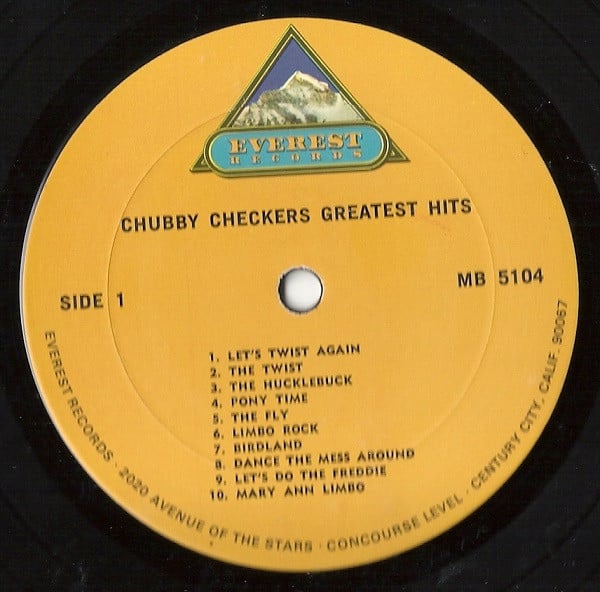 Chubby Checker : 20 Greatest Hits (LP, Comp)