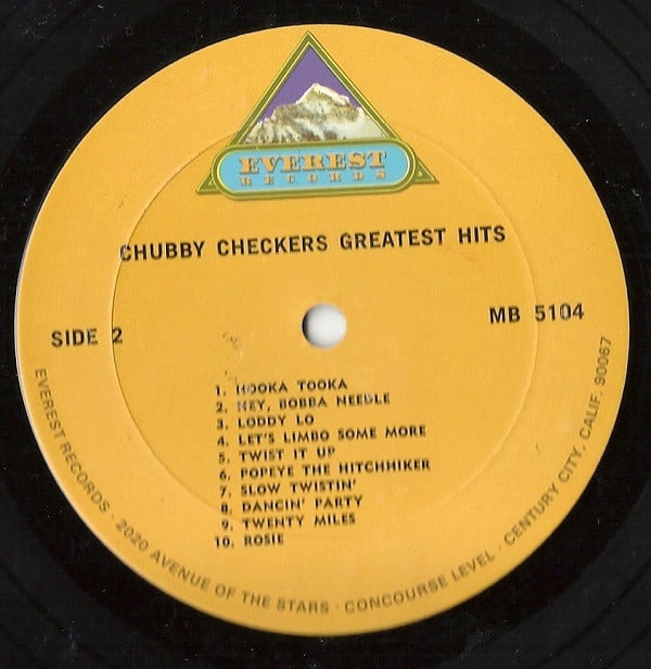 Chubby Checker : 20 Greatest Hits (LP, Comp)