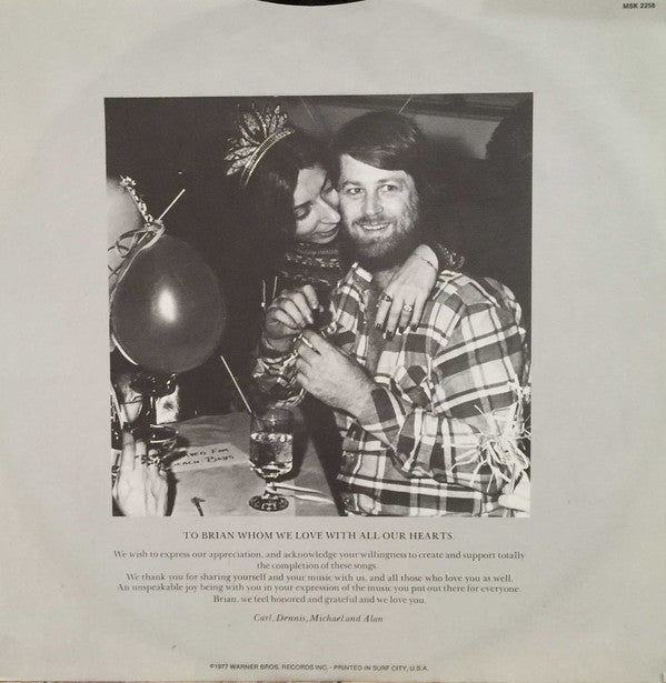 The Beach Boys : Love You (LP, Album, San)