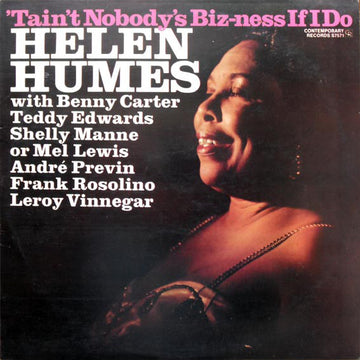 Helen Humes : 'Tain't Nobody's Biz-ness If I Do (LP, Album, RE, RM)