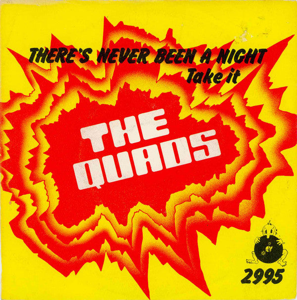 The Quads (2) : There's Never Been A Night (7", Single)