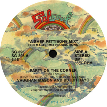 Vaughan Mason And Butch Dayo : Party On The Corner (12", Single)