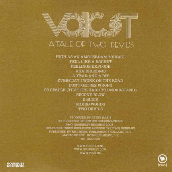 Voicst : A Tale Of Two Devils (CD, Album, Promo, Car)