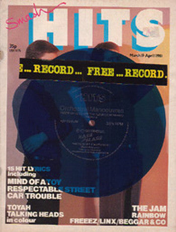 Orchestral Manoeuvres In The Dark / Nash The Slash : Pretending To See The Future / Swing Shift (Flexi, 7", S/Sided, Blu)