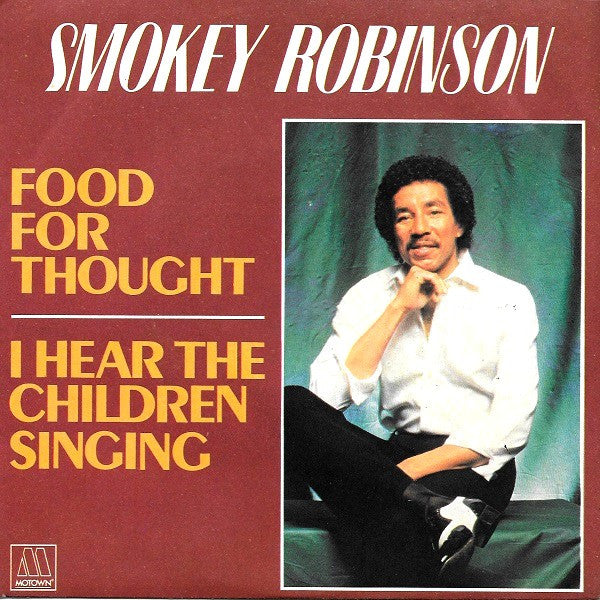 Smokey Robinson : Food For Thought (7", Single)