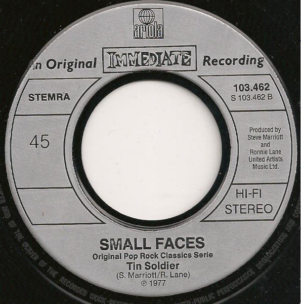 Small Faces : Itchycoo Park / Tin Soldier (7", Single)