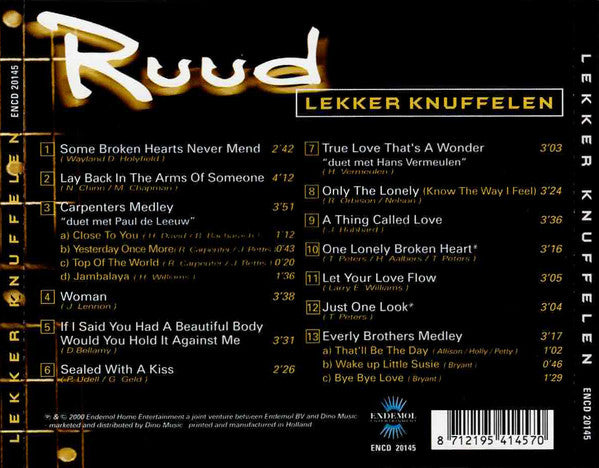 Ruud Benard : Lekker Knuffelen (CD, Album)