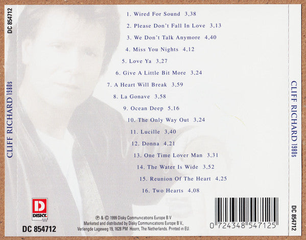 Cliff Richard : 1980s (CD, Comp)