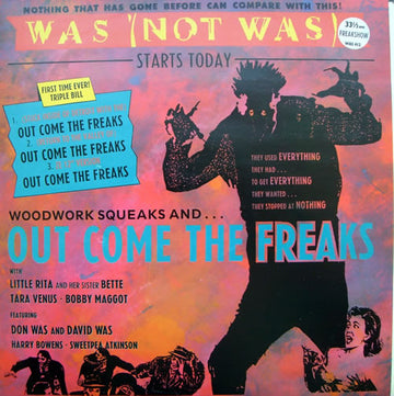 Was (Not Was) : Woodwork Squeaks And ... Out Come The Freaks (12")