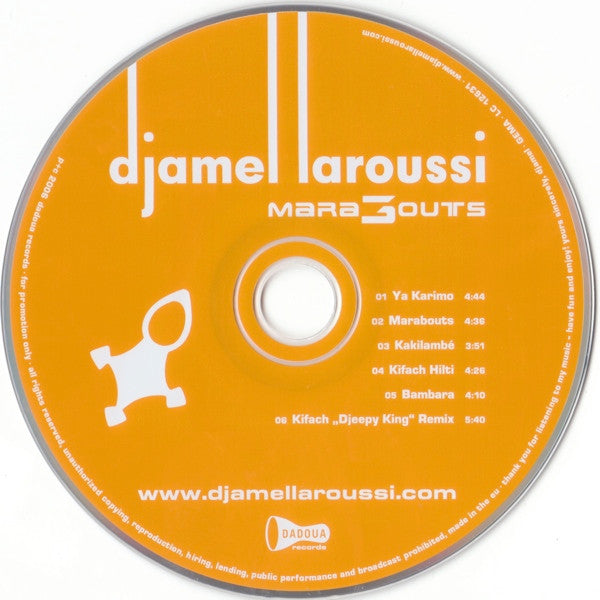 Djamel Laroussi : Marabouts (CD, EP, Promo, Car)