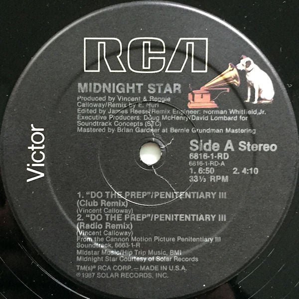 Midnight Star / James Reese : Do The Prep / Just A Touch (12")