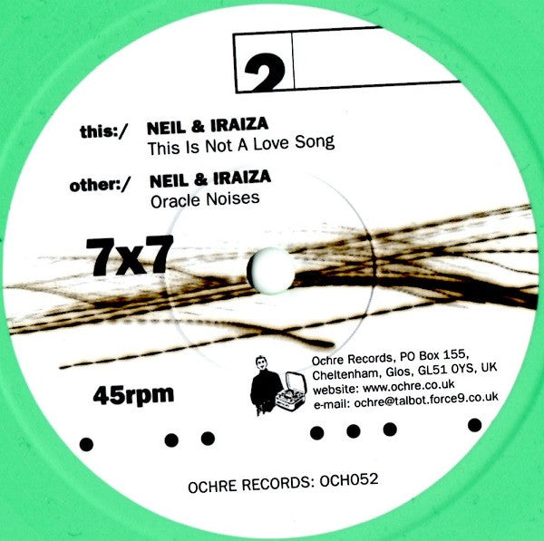 Neil & Iraiza : This Is Not A Love Song (7", Single, Gre)