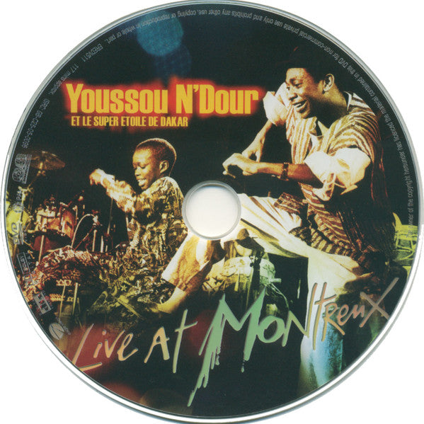 Youssou N'Dour : Live At Montreux 1989 (DVD, Multichannel, PAL, DVD)