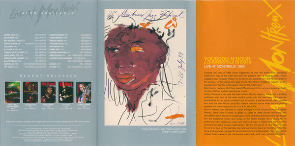 Youssou N'Dour : Live At Montreux 1989 (DVD, Multichannel, PAL, DVD)