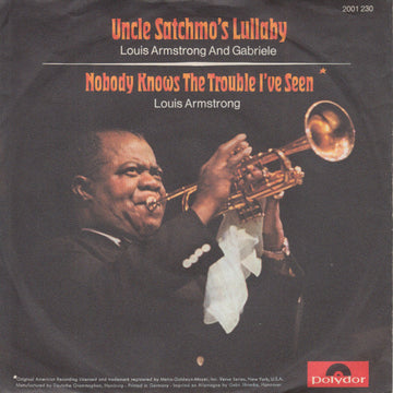 Louis Armstrong And Gabriele : Uncle Satchmo's Lullaby (7", Single)