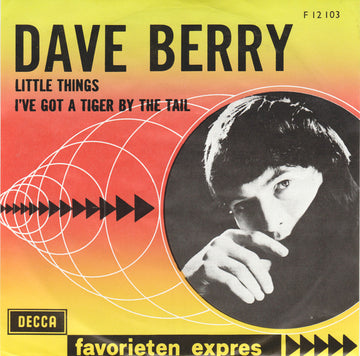 Dave Berry : Little Things / I've Got A Tiger By The Tail (7", Single, Mono)