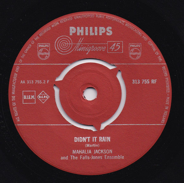 Mahalia Jackson : He's Got The Whole World In His Hands (7", Single, Mono)