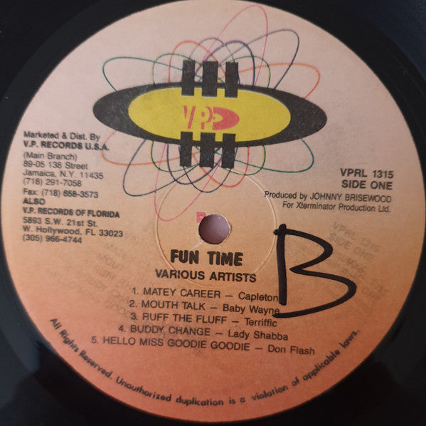 Various : Fun Time (LP, Comp)