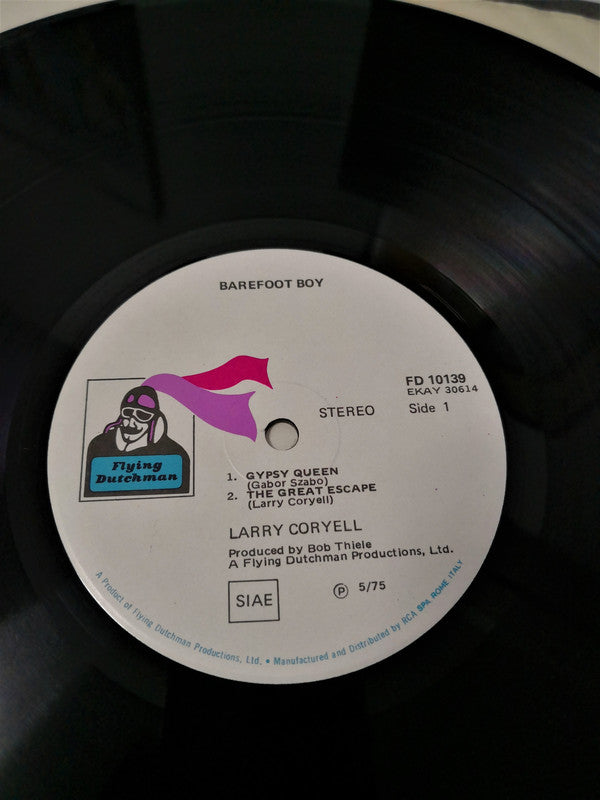 Larry Coryell : Barefoot Boy (LP, Album)