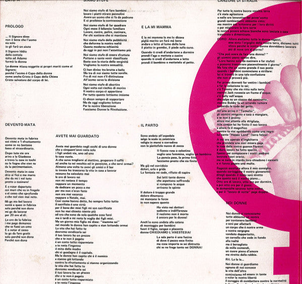 Il Canzoniere Femminista : Canti Di Donne In Lotta (LP, Album)