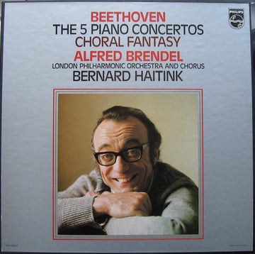 Ludwig van Beethoven - Alfred Brendel / London Philharmonic Orchestra And London Philharmonic Choir / Bernard Haitink : The 5 Piano Concertos / Choral Fantasy (5xLP + Box)