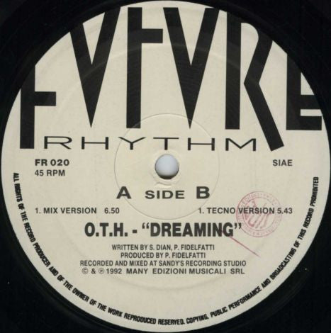 O.T.H. : Dreaming (12")