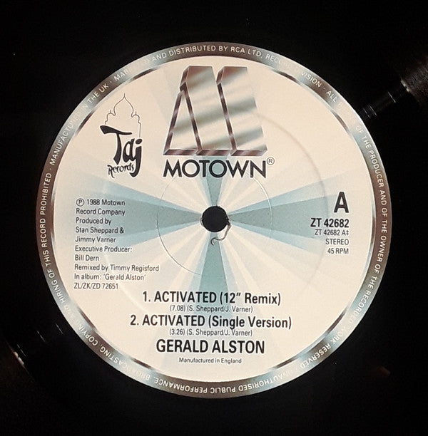 Gerald Alston : Activated (12")