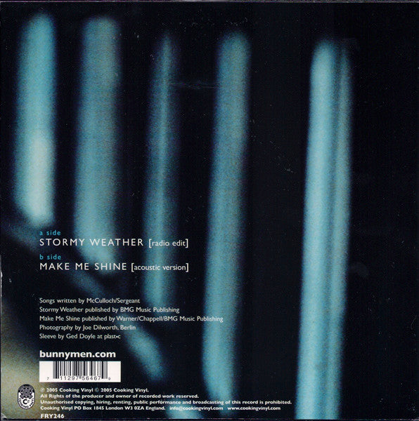 Echo And The Bunnymen* : Stormy Weather (7", Ltd)