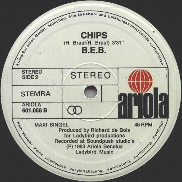 B.E.B. : Hotdog (12", Maxi)