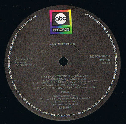Poco (3) : Head Over Heels (LP, Album)