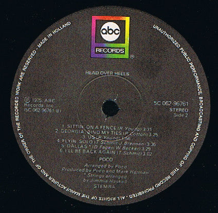 Poco (3) : Head Over Heels (LP, Album)