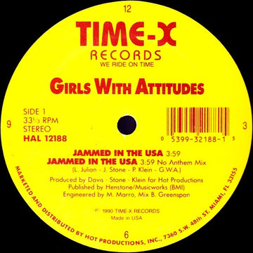 Girls With Attitudes : Jammed In The USA (12")