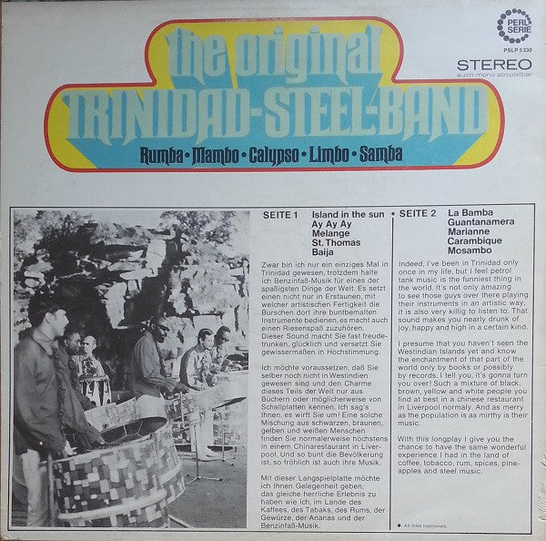 The Original Trinidad-Steel-Band* : Rumba·Mambo·Calypso·Limbo·Samba (LP, Comp)