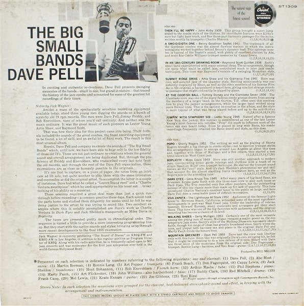 Dave Pell : The Big Small Bands (LP, Album)