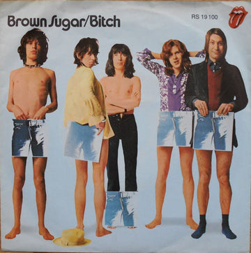 The Rolling Stones : Brown Sugar / Bitch (7", Single, Mono, Lar)