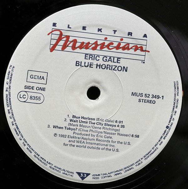 Eric Gale : Blue Horizon (LP, Album)