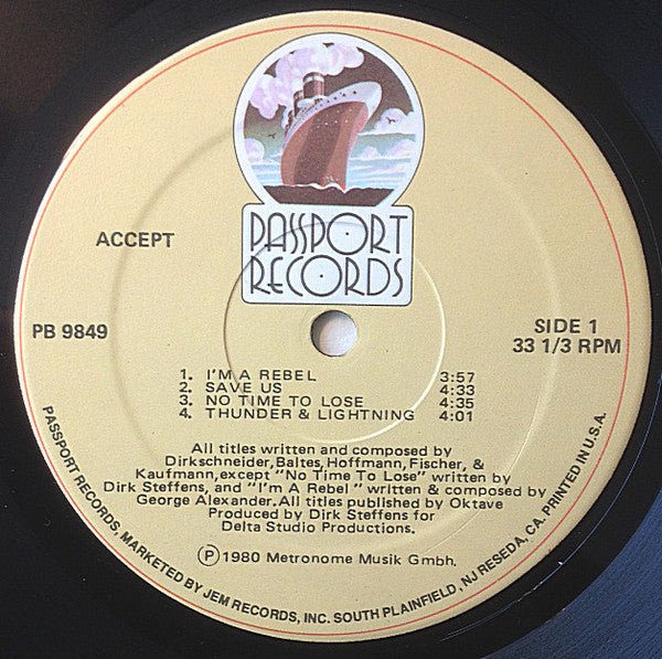 Accept : Accept (LP, Album)