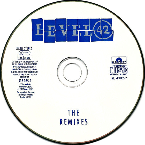 Level 42 : The Remixes (CD, Comp)