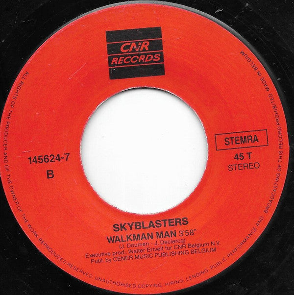 Skyblasters : Centerfold Blues (7")